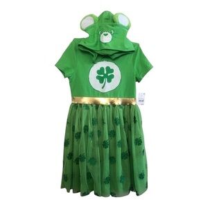 Care Bears Girls' Lucky St. Patrick's Day Tutú Dress NWT Size M8